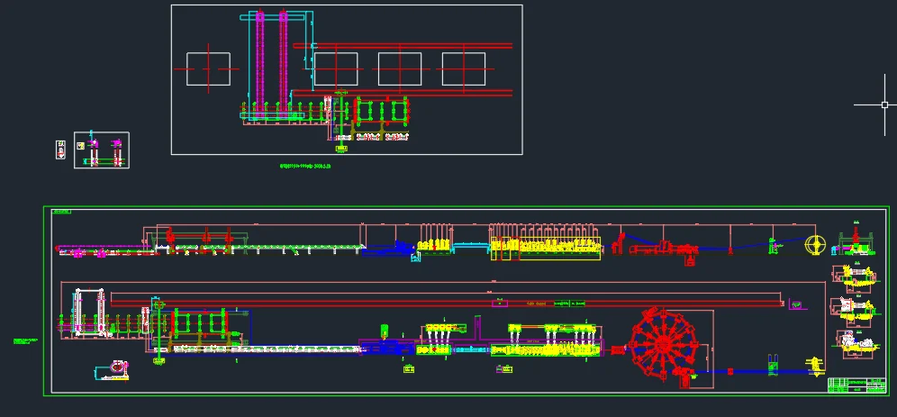 Complete ERW 60x60 production-line layout