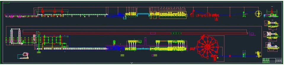 Supplementary linear ERW line layout