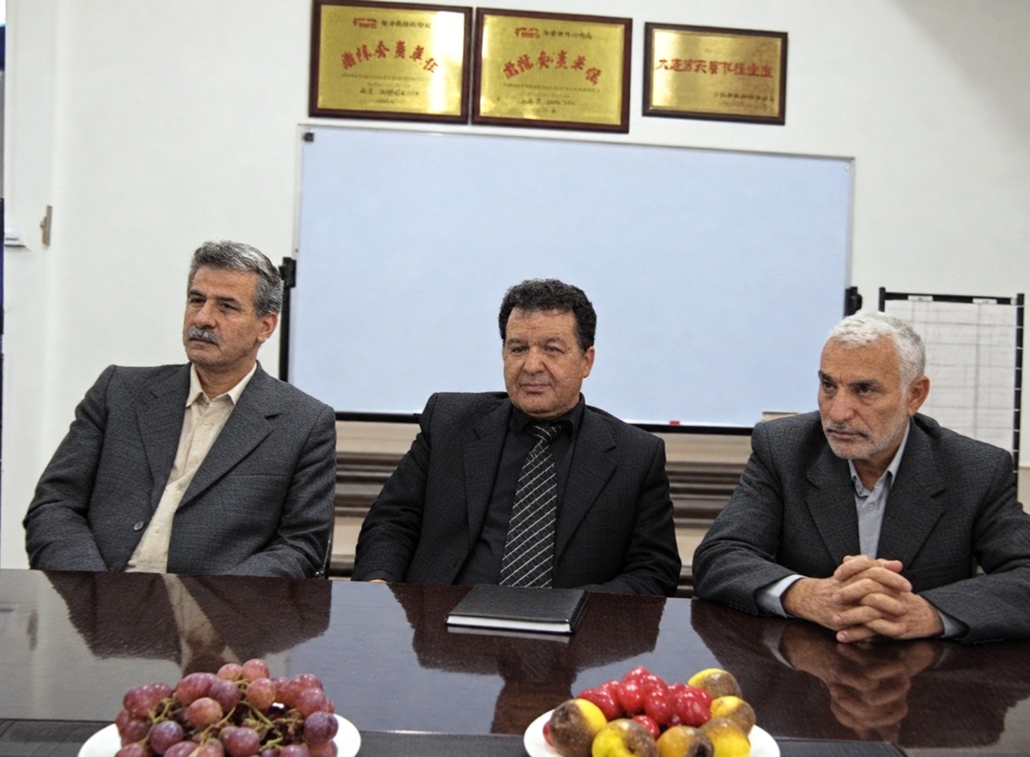 جلسه هماهنگی پروژه در دفتر Dalian Field